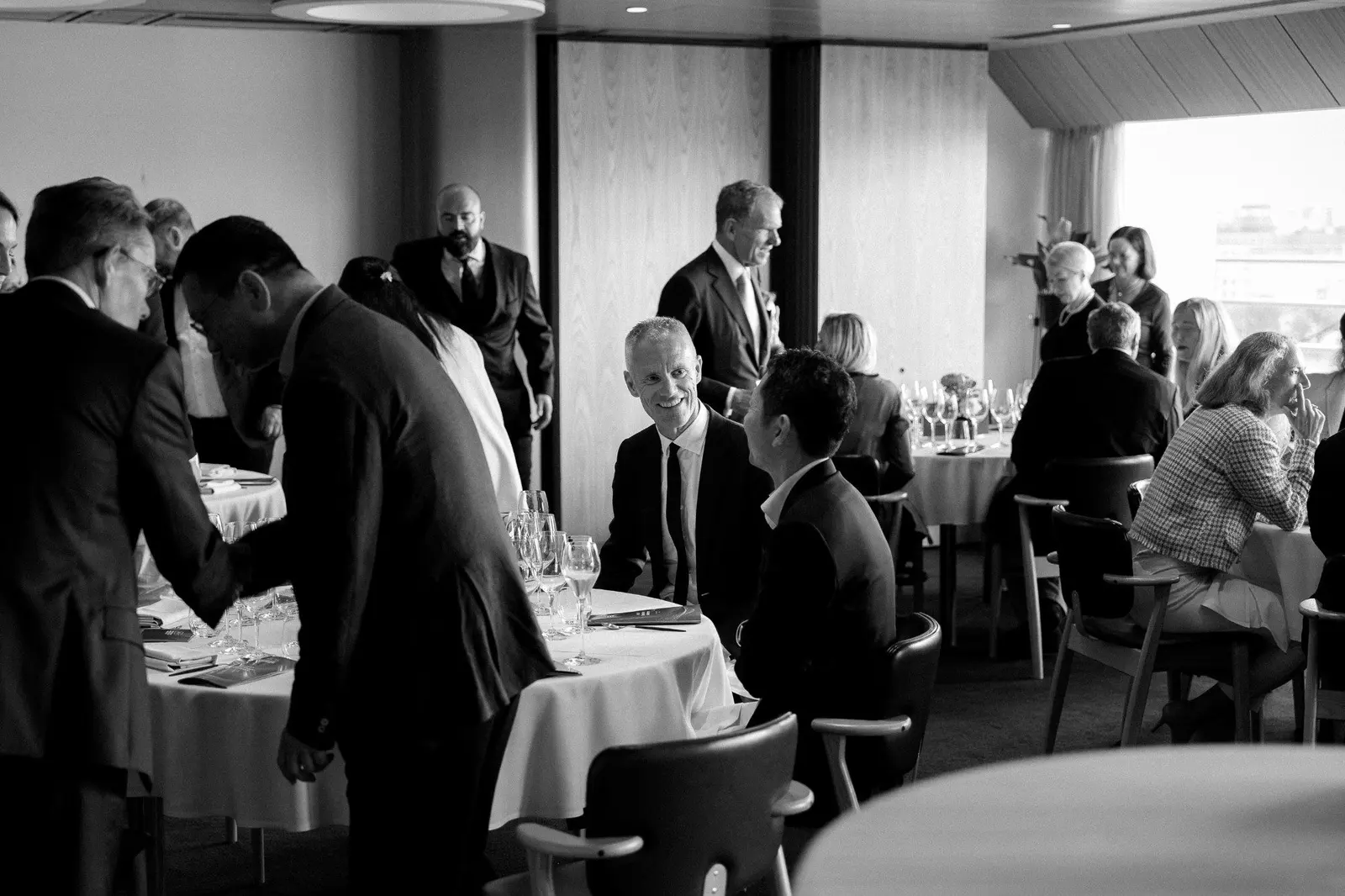 Corporate board portraits, Helsinki: The gala dinner at Restaurant Palace
