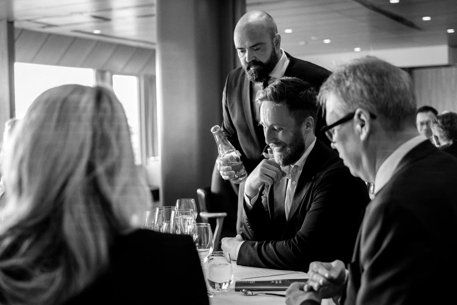Corporate board portraits, Helsinki: The gala dinner at Restaurant Palace