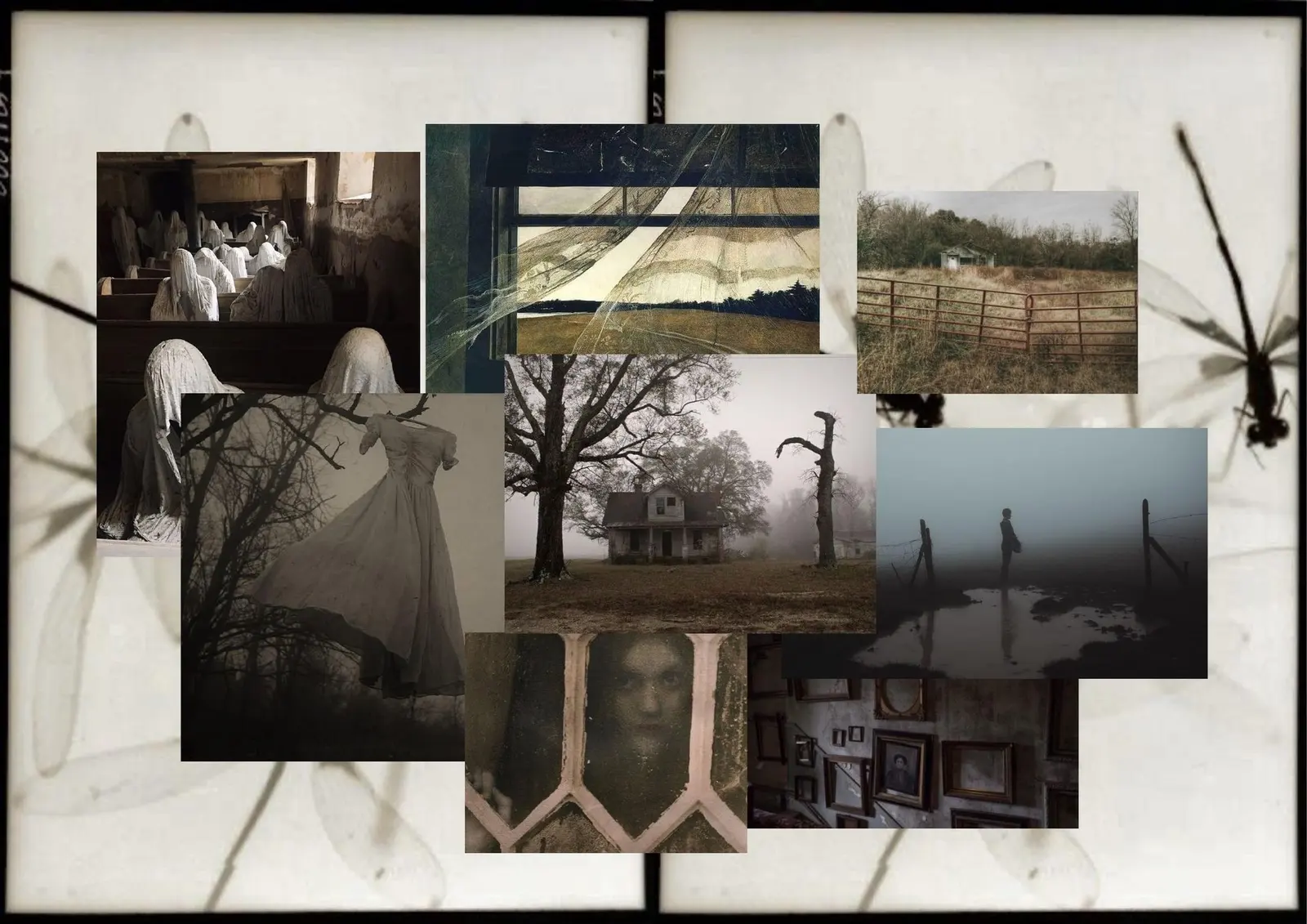 Fashcene Forsaken 2025: event production, Turku: Mood board from the creative brief