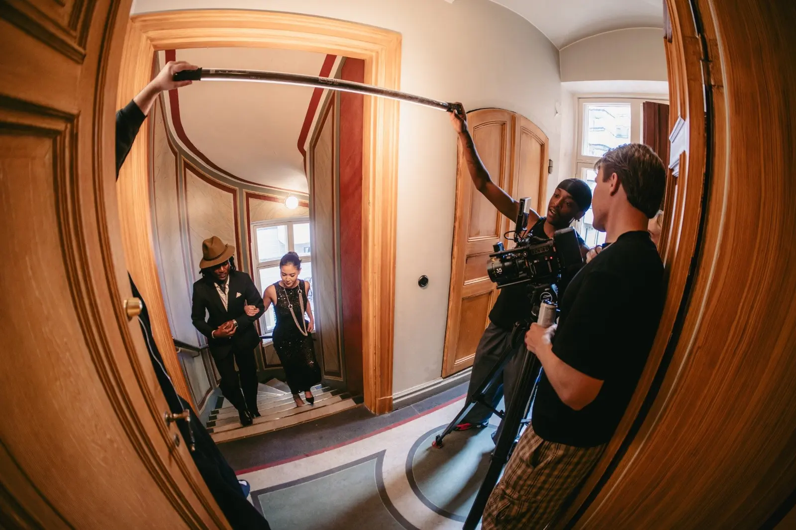 Fashcene Reverie campaign film, cinematography: Behind the scenes. Photo: Jaakko Meyn